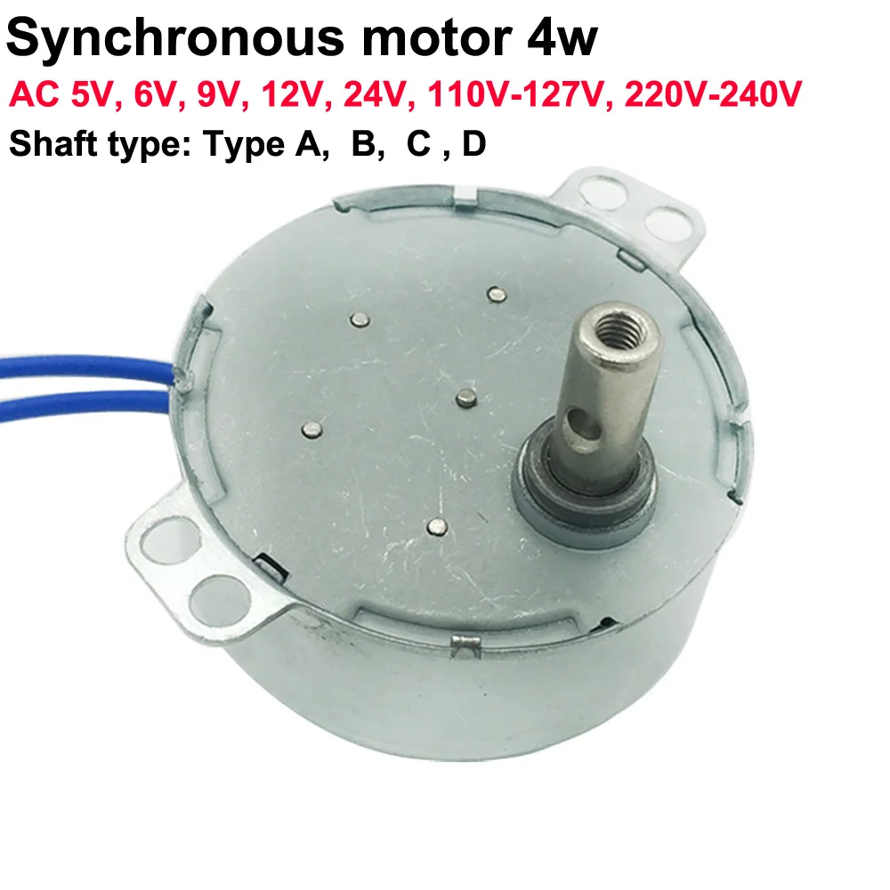 TYC-50 Ac Synchronous Motor 220v fan motor 110v Crafts Rotate Exhibition/Oscillating Fan Motor Microwave Oven Gear Motor