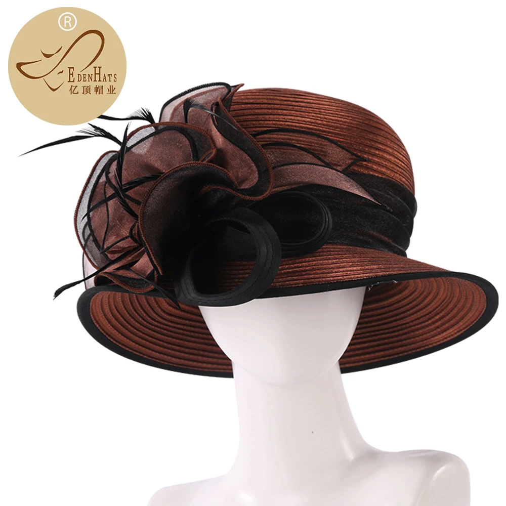 Wholesale Fashion Fancy Promotion Church Hat with Flower S10-4265