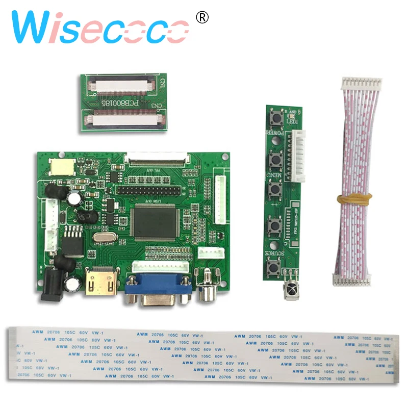 8 zoll LCD display bildschirm 1024*768 tablet HJ080IA-01E HE080IA-01D Control Fahrer Bord Audio Für Raspberry pi 3B 2 1 VGA AV