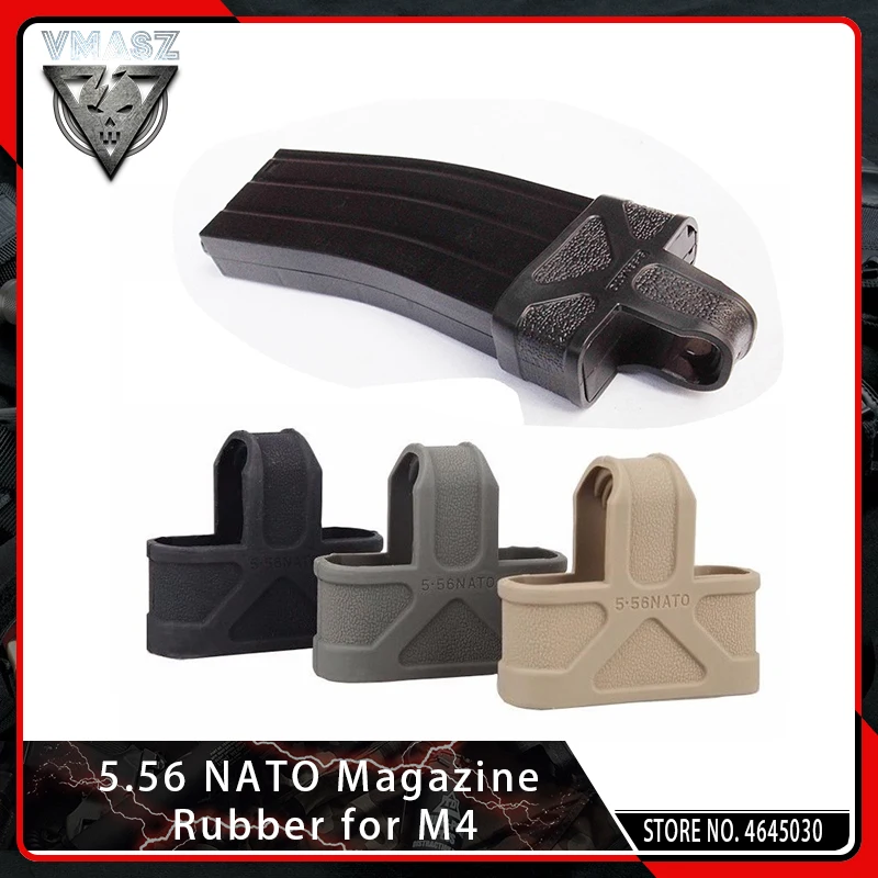 

10PCS/SET VMASZ Airsoft NATO 5.56 Rubber Cage Loops Fast Mag for M4/M16 Magazine Assist Belt Holder Hunting Accessories