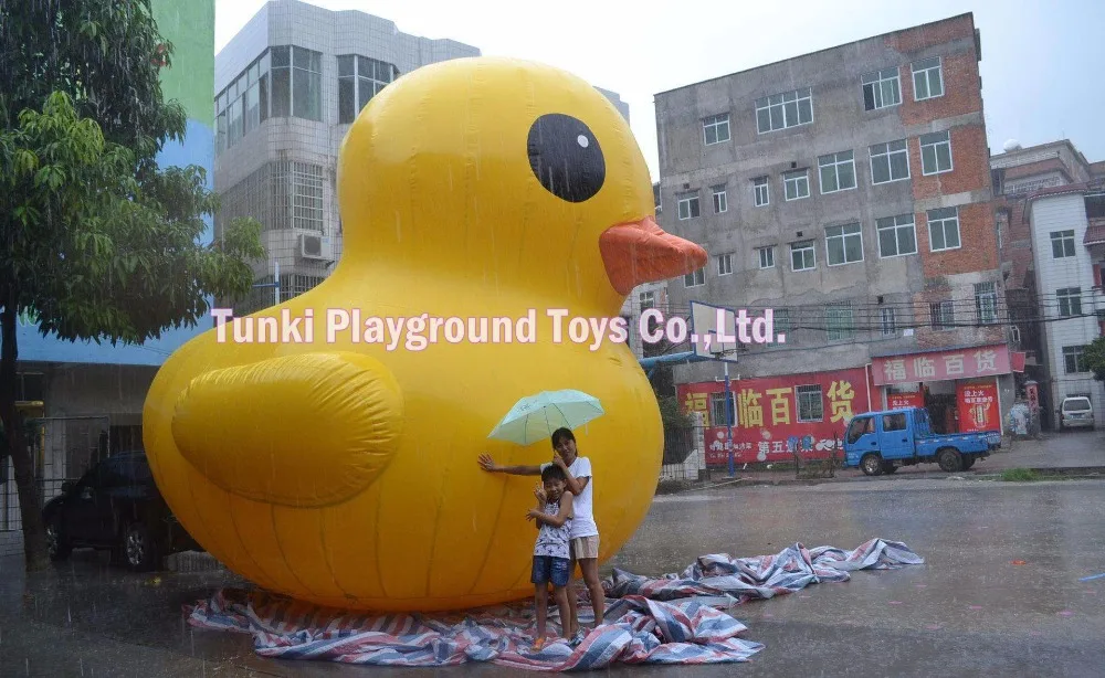 

6 meters high lovely advertisement inflatable yellow duck