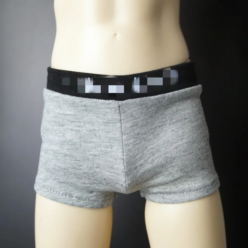 

BJD Briefs Underwear Underpants Light Grey For 1/6 1/4 17" 24" 1/3 70cm Tall MSD SD SD17 DK DZ AOD DD Doll