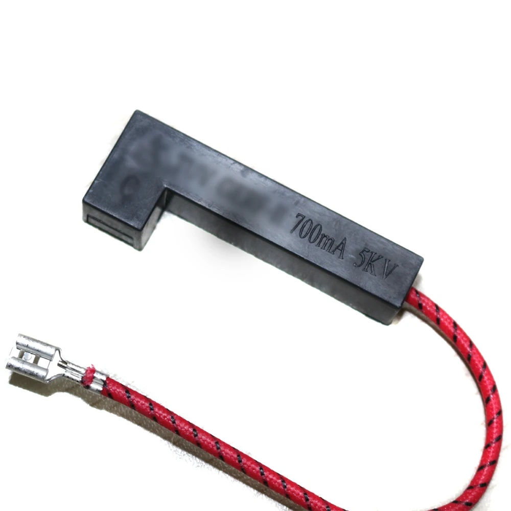 1 pz/lotto Forno A Microonde Parts Integrato Borsette Ad Alta Tensione Fusibile Gruppo Del Tubo di 700mA 5KV per Magnetron Condensatore Accessori Nuovo