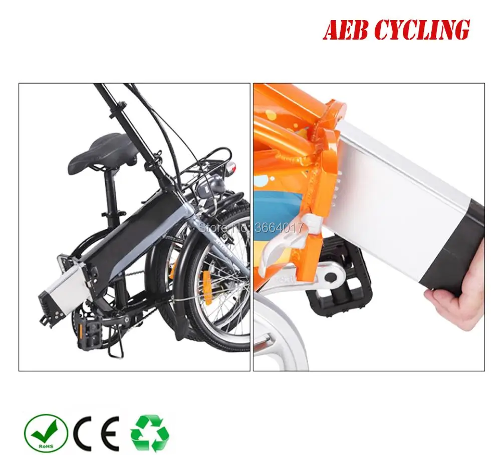 MATE S electric bike replacement battery 36V 14.5Ah 16Ah 17.5Ah built-in battery for folding bike 36V 250W-500W with charger