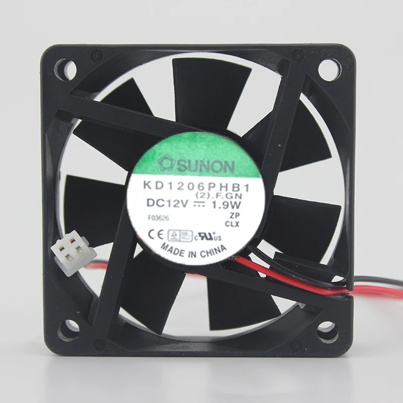 6cm 6CM Server Chassis Fan 6015 12V 1.9W KD1206PHB1