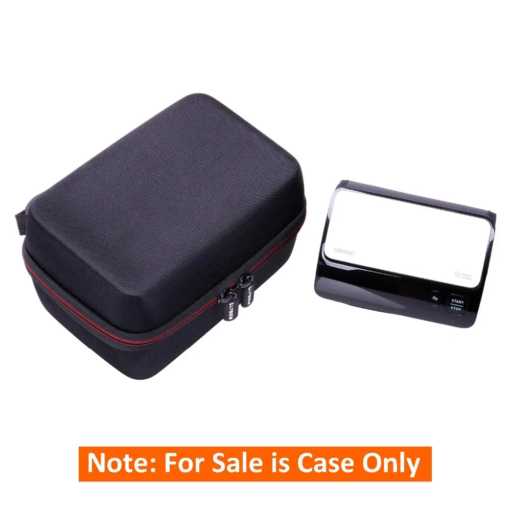 LTGEM EVA Hard Case for Omron Evolv Bluetooth Wireless Upper Arm Blood Pressure Monitor - Travel Protective Carrying Storage Bag