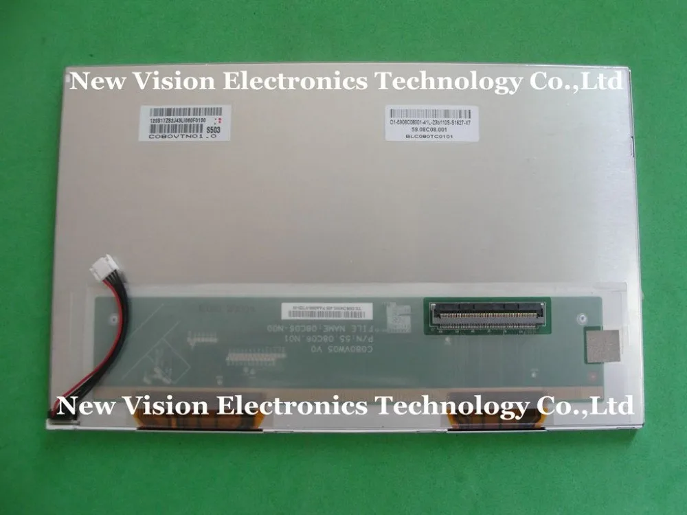 

Original C080VTN01 C080VTN01.0 C080VW05 C080VW05V0 A+Grade 8 inch LCD Dispay Panel for AUO for Car GPS Navigation System