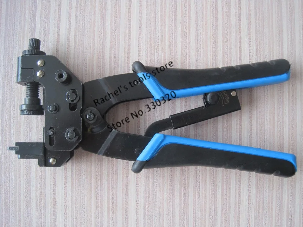 Compression crimping tool for coaxial cable RG6, RG59 CATV F, BNC, RCA connectors Compression Crimping plier crimper LS-DE156