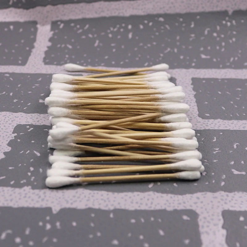 1440pcs Women Beauty Makeup 100% Cotton Swab Buds Make Up Double-head Wood