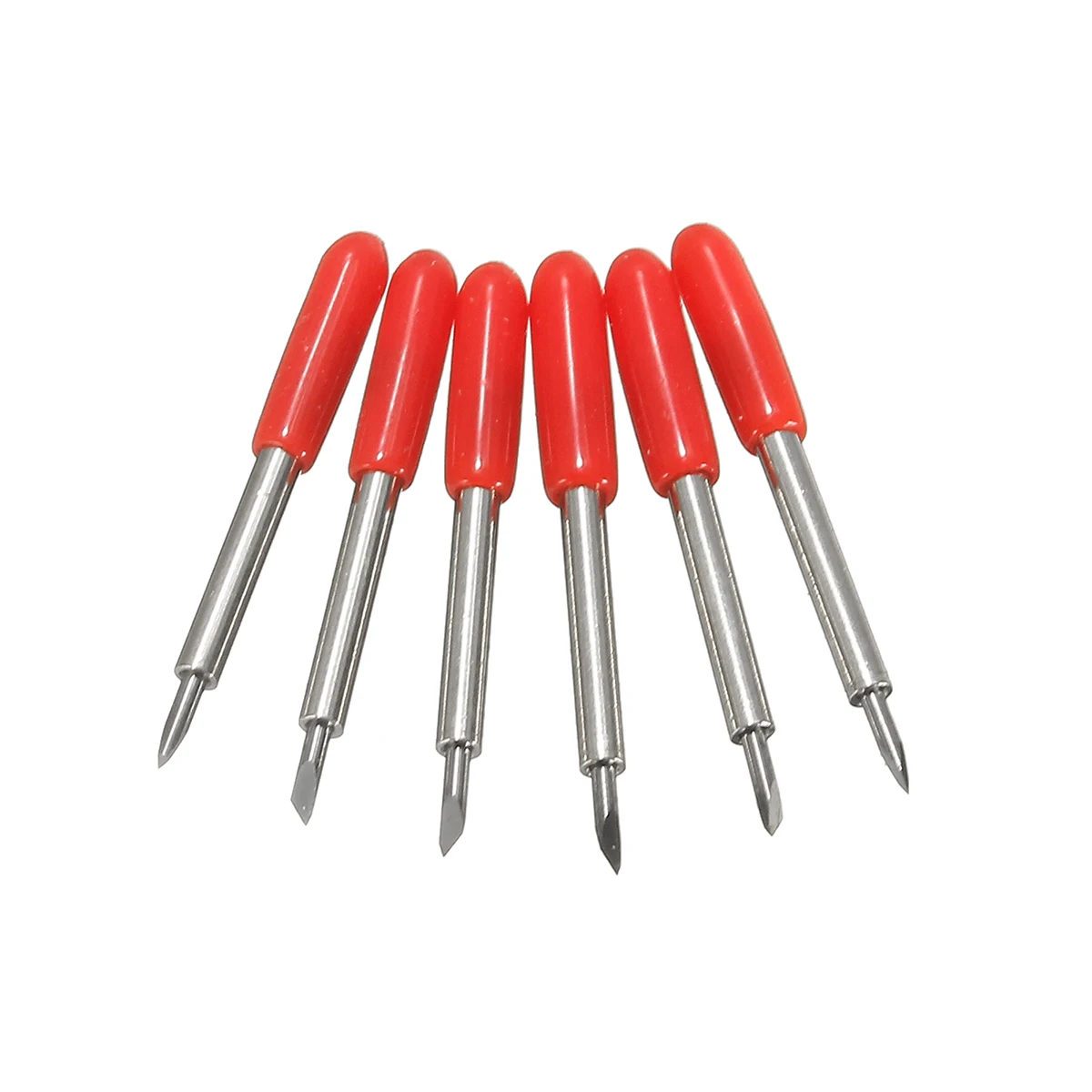 XNEMON 6 PCS 45 Degree Roland Lettering Knife Cutting Plotter Blades Tool for Vinyl Cutter Blade Holder Engraving Tools