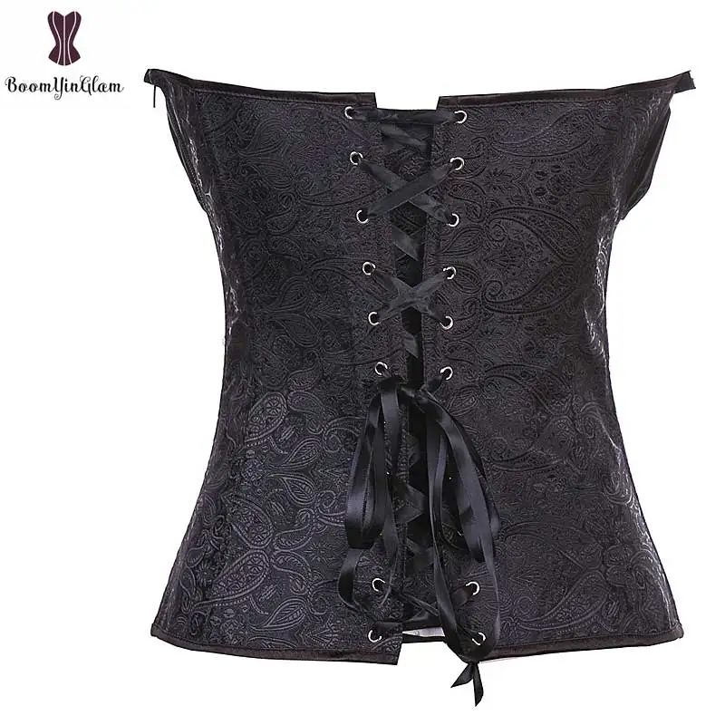 Satin Cup Corset Sexy Luxury Corsets Women Overbust Korset Fish Boned Bustier Plus Size 6XL Gothic Gorset Waist Slimming Cincher