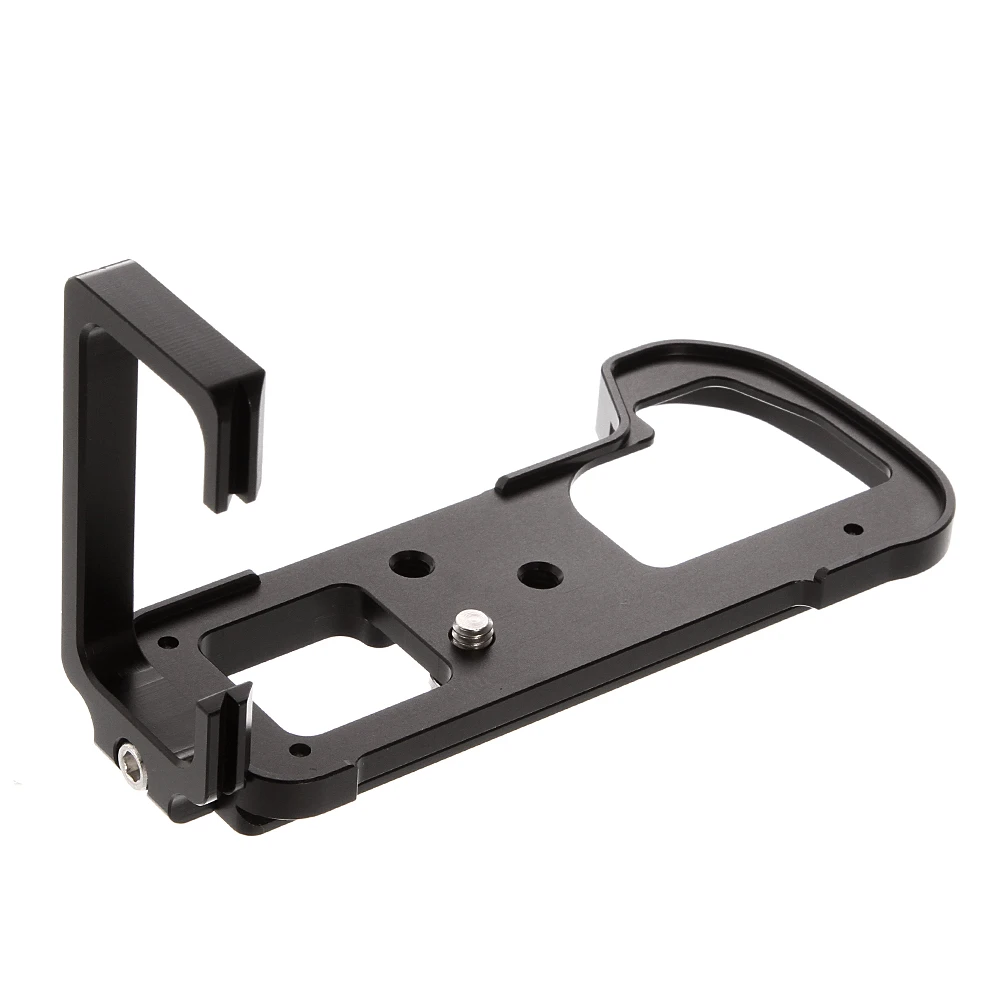 Aluminum Alloy L Bracket Vertical Quick Release Plate Hand Grip for Panasonic Lumix DMC-GH5 Camera Arca-Swiss Tripod Holder