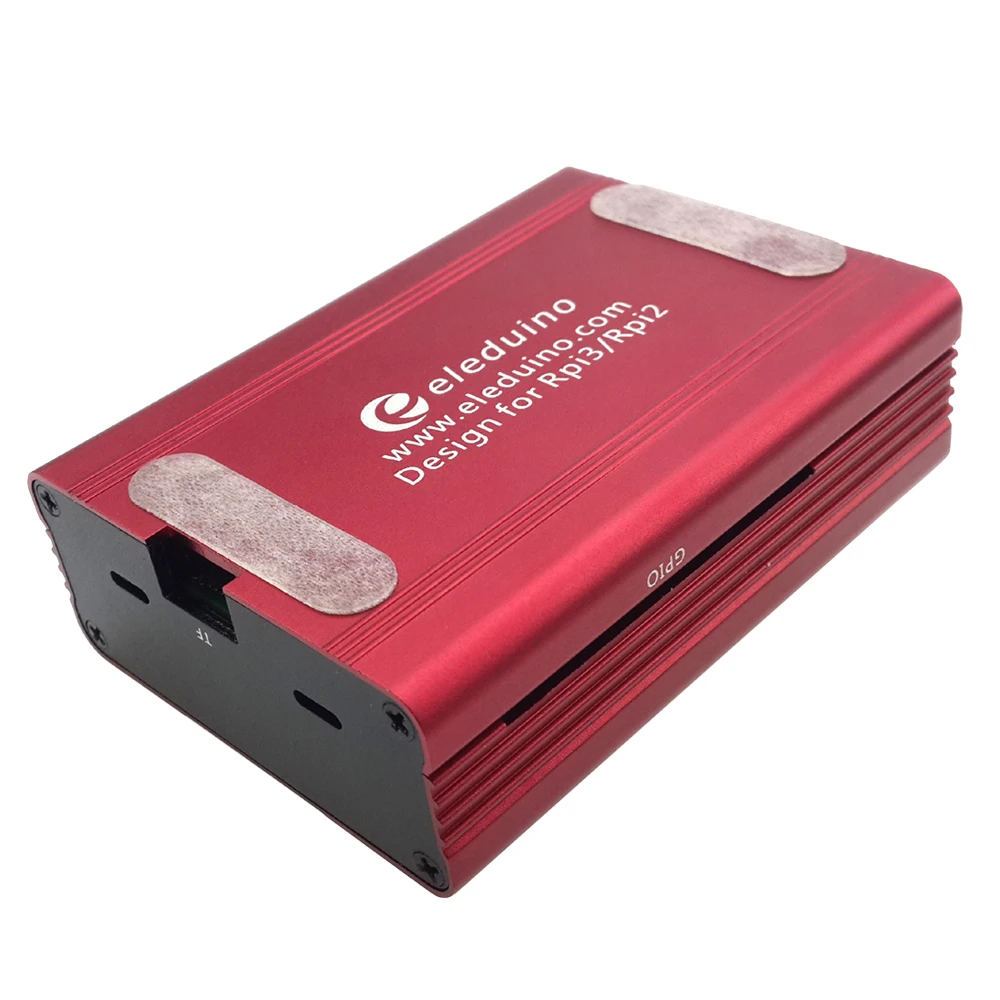 Raspberry Pi 3 B +, 3 B, Pi 2, Aluminium Fall Mit Fan (Rot)