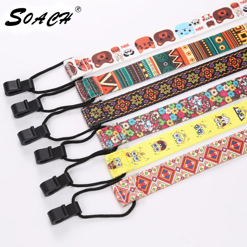 SOACH 93cm Adjustable Polyester Bass Guitar Strap Electronic Tune Woody Youkeli Guitar Instrument Accessories