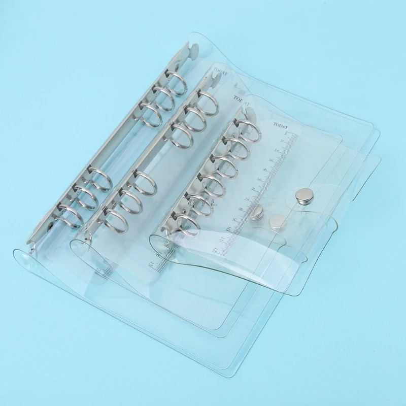 A5/A6/A7 Pvc Notepad Vel Shell Cover Bestandsmap 6 Gaten Bindmiddel Diy