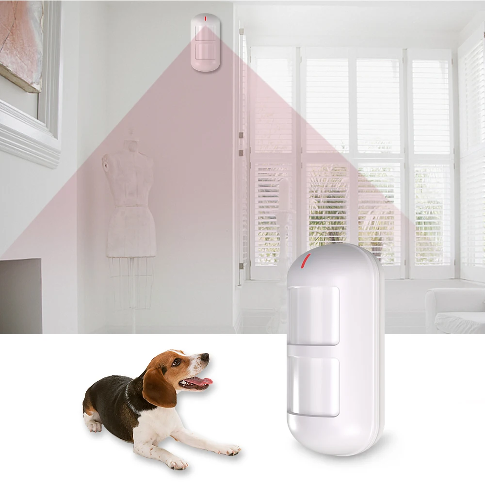 1/2/4/6/8/10Pcs Wolf-Guard Wireless PIR Detector Dual Pet Immune Motion Sensor Sensitive for Home Alarm Burglar Security System