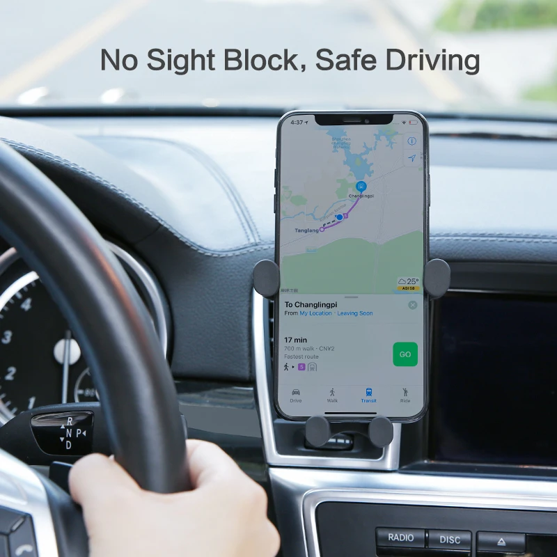 FLOVEME-Soporte de teléfono Gravity para coche, accesorio para iPhone 12, 11 Max, XR, para salida de aire, Samsung S9, OPPO, tututucu