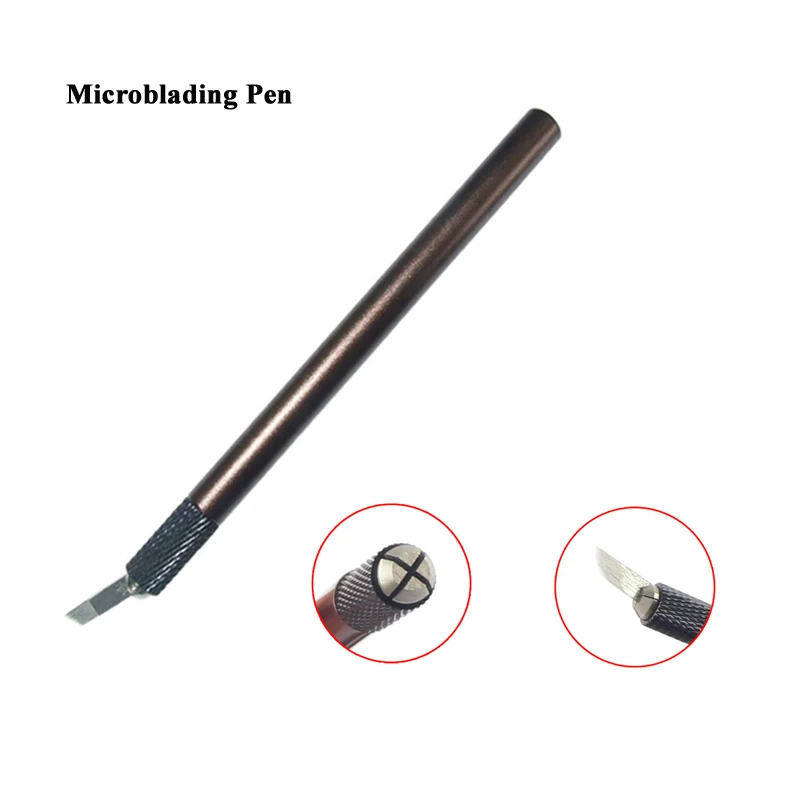 Eyebrow Microblading kit micro needling pen set with 40 needle eyebrow pigment practice skin for eyebrow tattoo permanet makeup