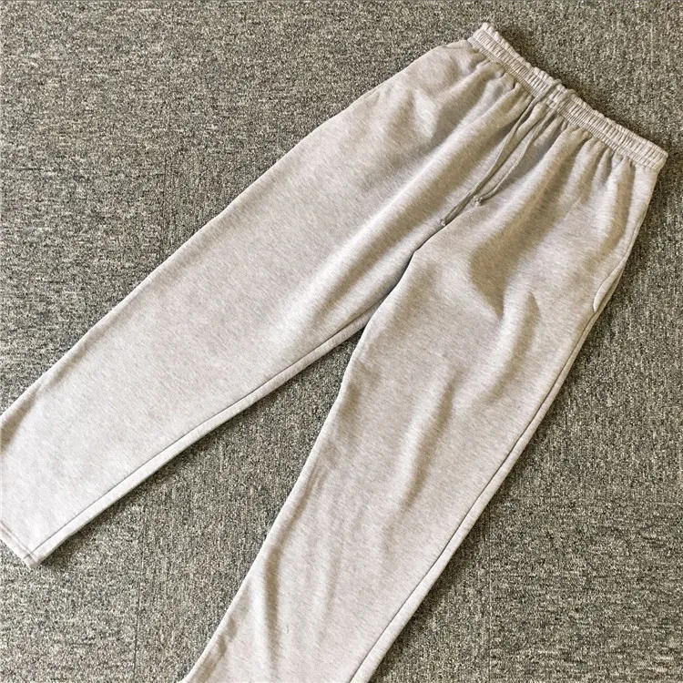 Spring Men Plus Size Pants Solid Baggy Loose Elastic Pants Cotton Sweatpants Casual Pants Autumn Straight Trousers