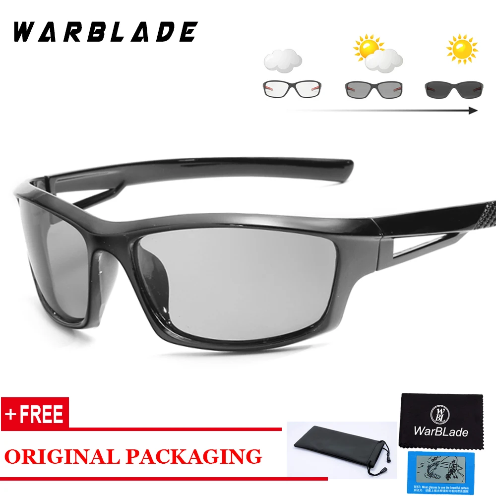 

WBL Classic Driving Photochromic Sunglasses Men Polarized Chameleon Discoloration Sun glasses for men Anti-glare Goggles