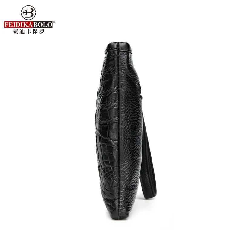 Feidikabolo Genuine Leather Men's Wallets Cow Leather Clutch Fashion Casual Male Envelope Bag Large Capacity Men Business Purses