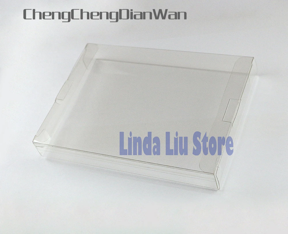 

15pcs Clear transparent for NES Game Box CIB games plastic PET Case for NES Protector Case