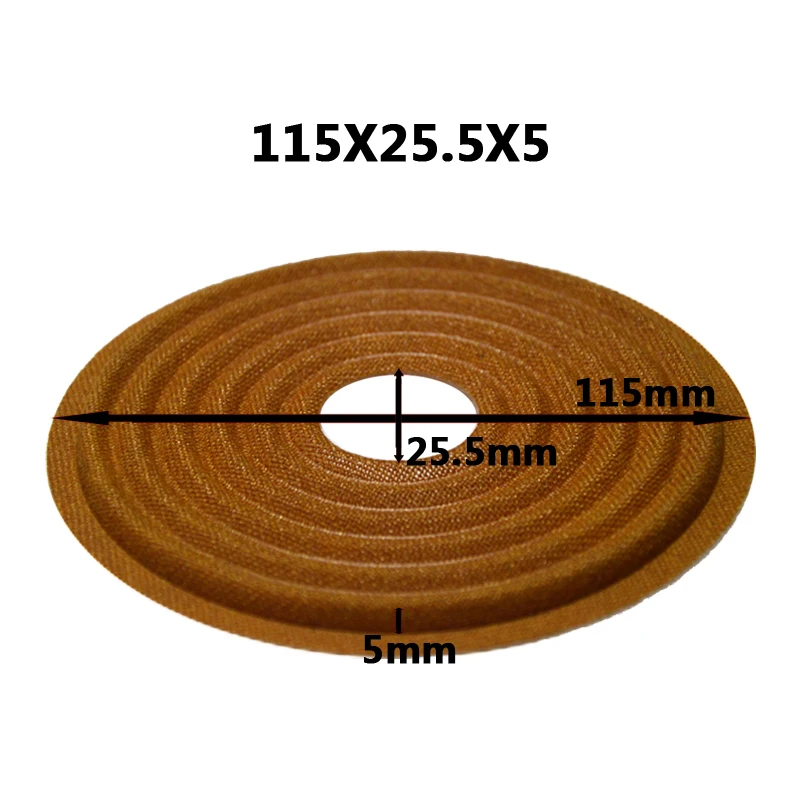 2 قطعة 113x25.5/115x25.5/115x35.5 مللي متر مرونة موجة مكبر الصوت مضخم صوت مكبر الصوت الجهير رئيس إصلاح العنكبوت المثبط