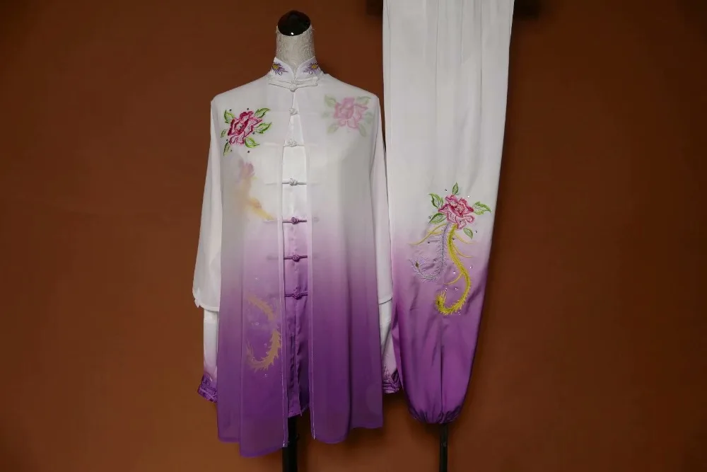 

wushu taichi taiji clothes changquan uniform Martial arts competition clothing embroidered kungfu nanquan taolu clothes uniform