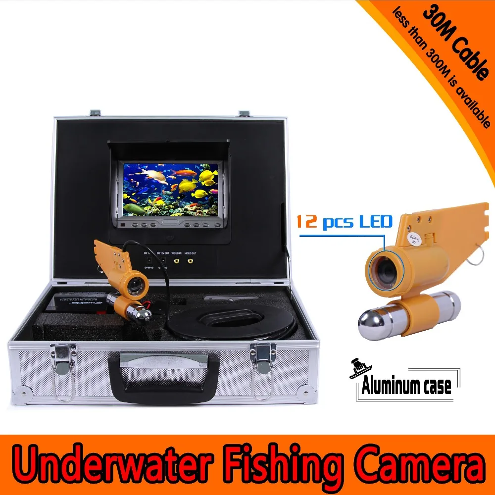 (1 set) 30M Cable Underwater Fishing Camera HD 700TVL Waterproof CMOS lens night version camera Diving Camera Fish finder