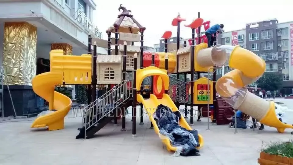 Exported to Chile TUV Approved Safety Material Playground Set HZ15a-126a