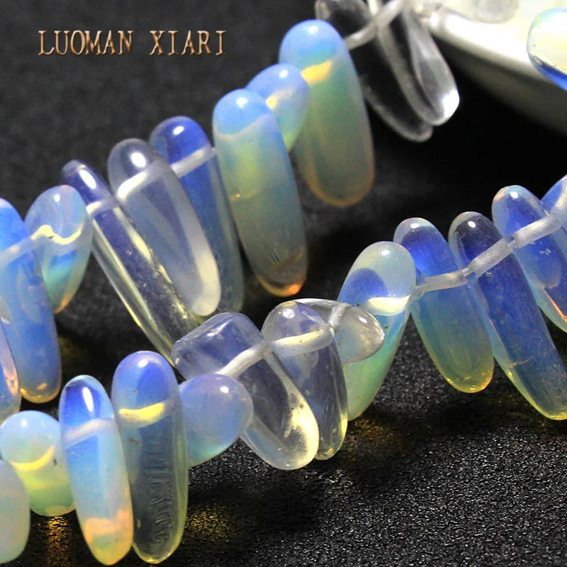12-18 mm Stick Shape Opal Natural Stone Materials Stick Shape Gems Loose Beads Strand 15\