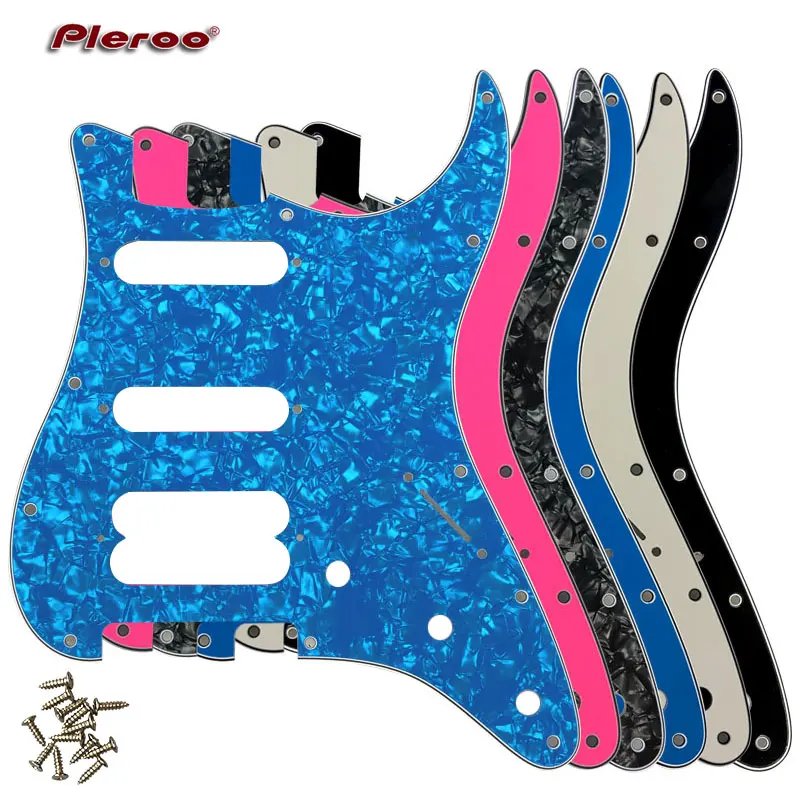 

Pleroo Custom Guitar Parts - For US FD 11 Screw Hole Standard Start Player Humbucker Hss Guitar Pickguard Scratch Plate