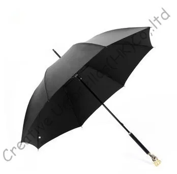 Auto open 60T hex angles steel anti-thunder windproof fiberglass golf umbrellas anti-uv skeleton skull crown parasol