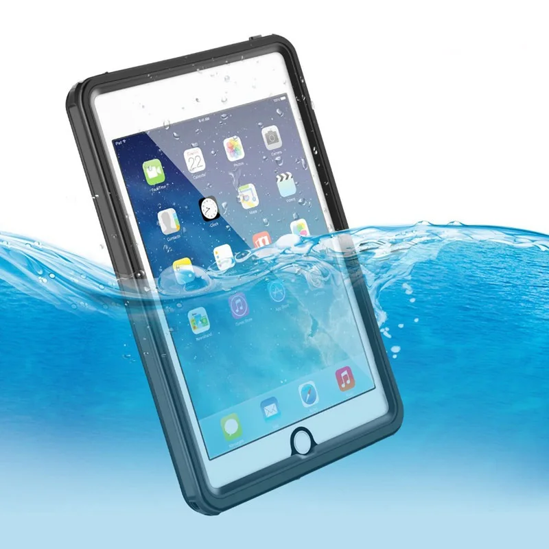 Lightweight Waterproof Protective Case for iPhone Mini4 7.9inch Outdoor Diving Shell for iPad Mini 4 Shockproof Snow Proof Cover