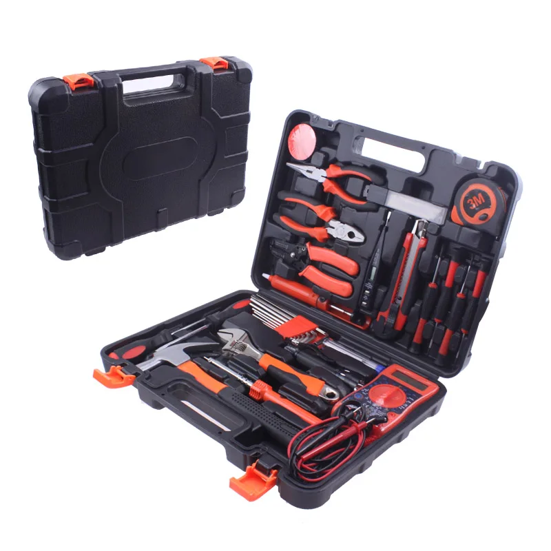 35pcs Combination electrician tool accessories repair hand tool box set Spanner household multi tool kit Herramientas DN155