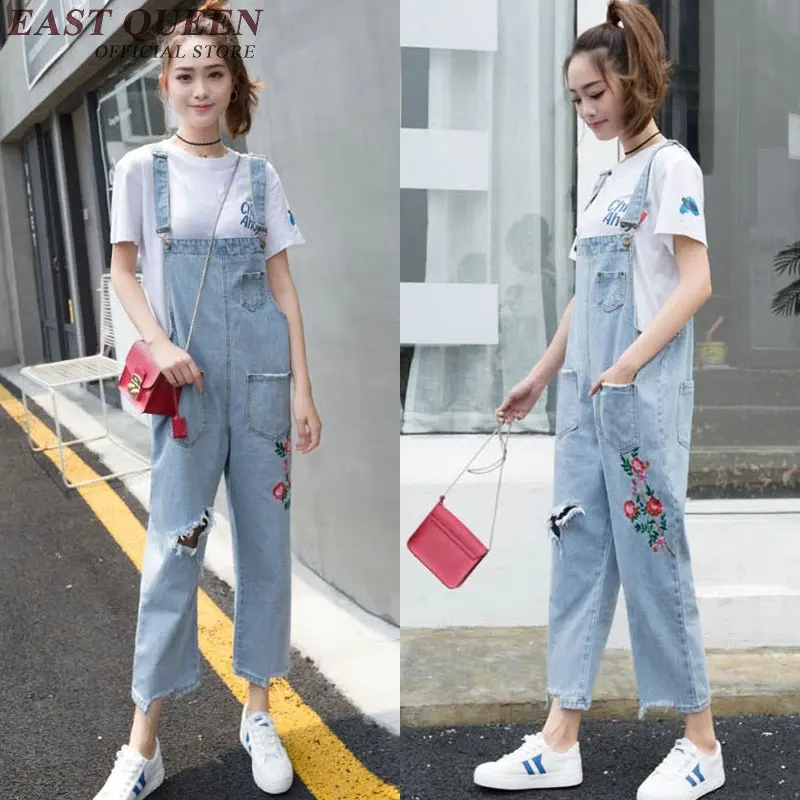 Jumpsuit female 2018 winter dungarees for women rompers jumpsuit trousers female jeans denim overalls women jump suit NN0623