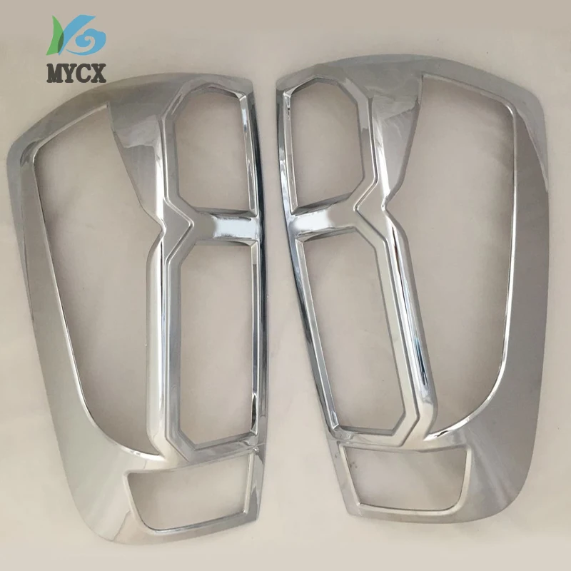 

2014-2019 ABS Car Chrome Strips For Nissan Navara 2019 Np300 Accessories Rear Lamp Cover Trim For Nissan Frontier 2016