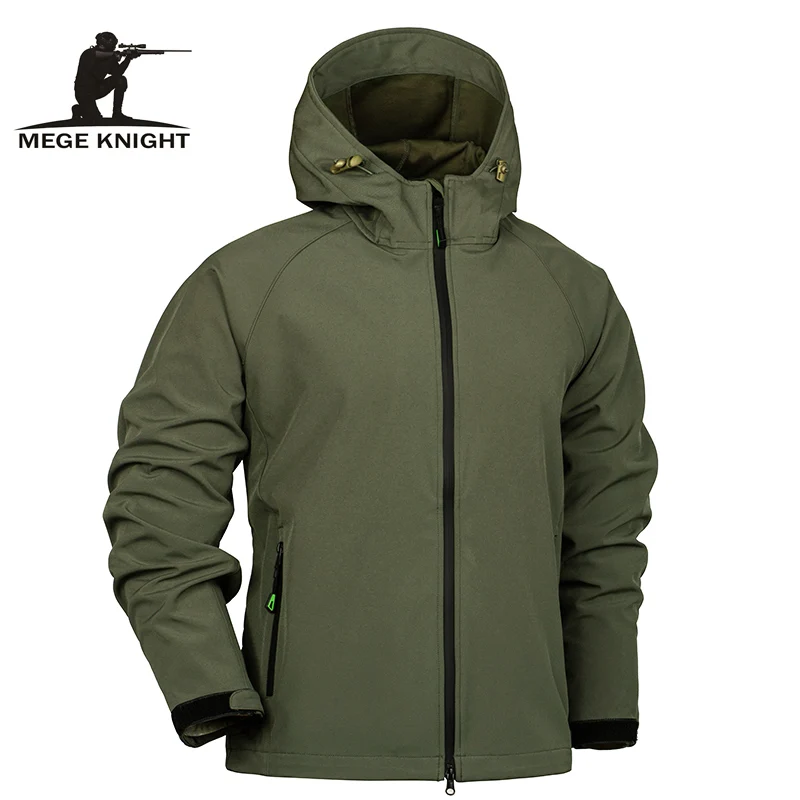 

Mege Brand Men's Spring Summer Jacket Hooded Clothing Men's windbreakers male casual outwear