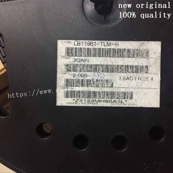 Original monofásico Full Wave Fan Motor Driver, novo, qualidade de 100%, LB11961-TLM-H LB11961, 10pcs por lote