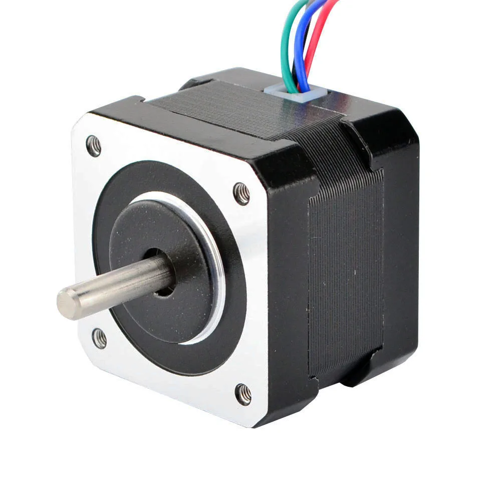 Dual Shaft Nema 17 Stepper Motor 4-lead 22Ncm(31oz.in) 1.33A 42 Motor 34mm Length for DIY CNC 3D Printer