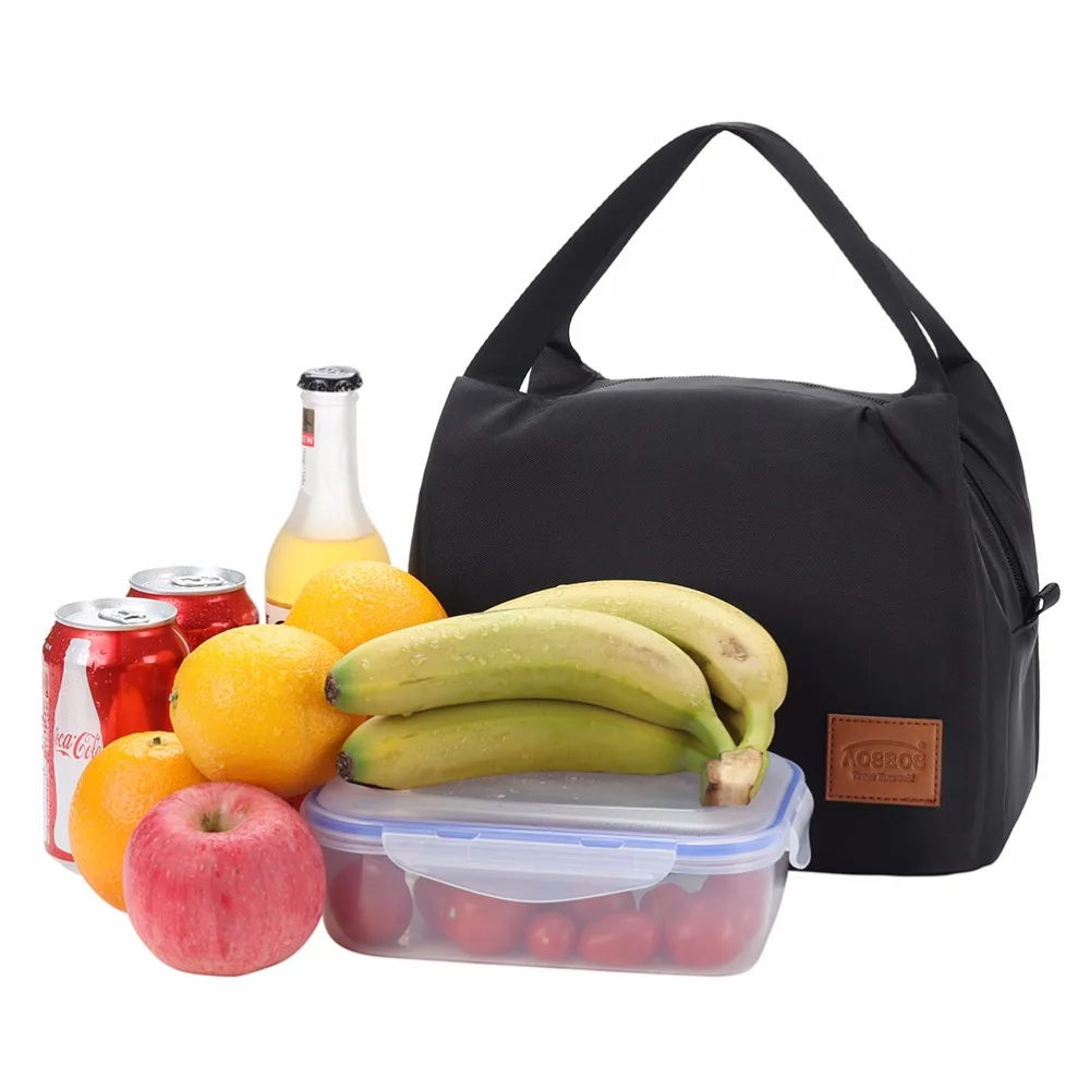 Aosbos 2019 Brand Thermal Insulated Lunch Bags Keep Food Fresh Lunch Box Bag Picnic Travel Storage for Women Kids Tote Handbag