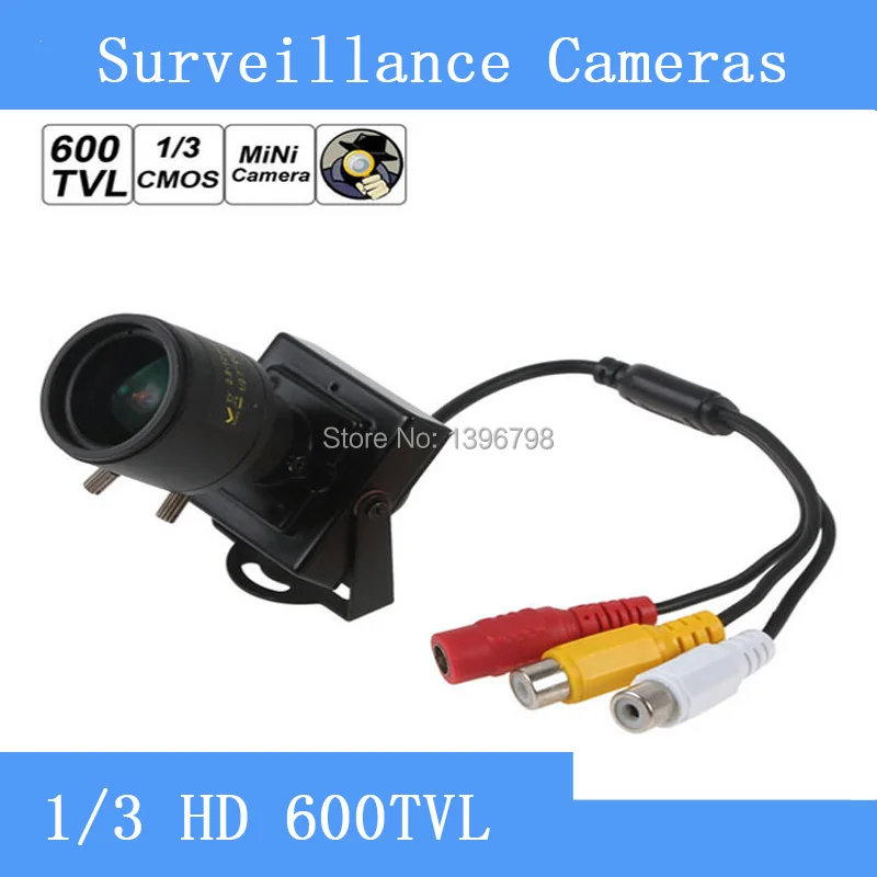 2.8-12mm Manual Lens Mini HD 600TVL 1/3 CMOS Security Video Color CCTV Camera