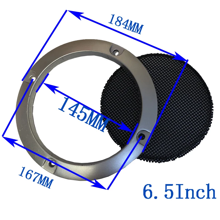 Tenghong 2 stücke Audio Lautsprecher Abdeckung 2 3 4 5 6,5 Zoll Ersatz Runde Lautsprecher Einheit Schutzhülle Mesh Net Abdeckung lautsprecher Zubehör – Detail 8