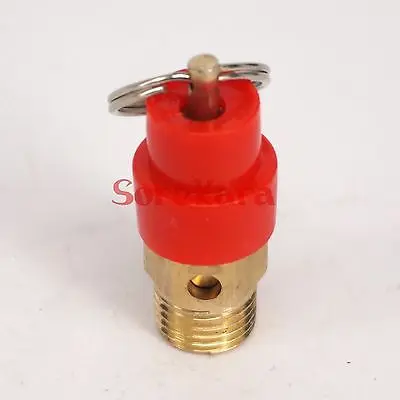 

1/4" BSP Male 71 PSI Brass Air Compressor Safety Relief valve Pressure switch Pop-off valve Release Valves