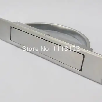 숨겨진 서랍 핸들 잠금 매트 크롬 캐비닛 핸들 캐비닛 회전 핸들 침실 서랍 PL005 LS513 LS519 핸들 1 개 