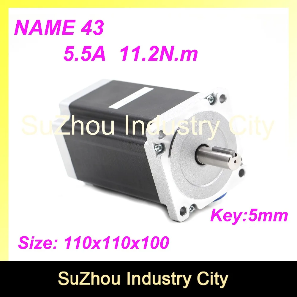 

NEMA42 CNC Stepper Motor With flange 110 x 110 mm length 100mm Big Torque HYBRID Stepping Motor For CNC Machine