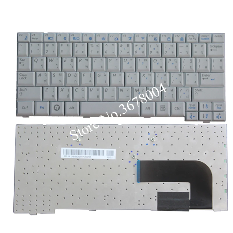 New Thailand  Keyboard for SAMSUNG NP-NC10 NC10 ND10 N108 NC310 N110 NP10 N128 N140 NP10 N130 TH laptop keyboard white