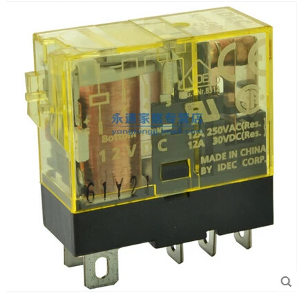 

HOT NEW relay IDEC RJ1S-CL-D12 RJ1S-CL D12 RJ1S DC12V 12VDC 12A DIP5 5pcs/lot