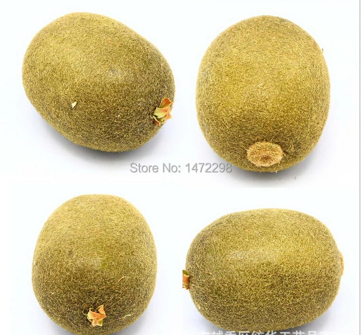 New 4pcs artificial kiwi fruit faux fruit fake food house decor Sketching tool artificial flower ornament