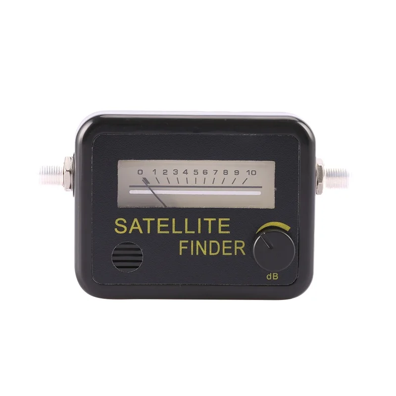 Satellite Finder ค้นหาการจัดตำแหน่งเมตรสัญญาณ Receptor สำหรับ SAT Dish TV สัญญาณเครื่องขยายเสียง Satfinder